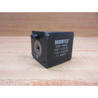 Asco Numatics 228-842B Valve Coil 228842B Chipped - Used