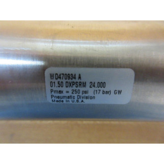 Parker 01.50 DXPSRM 24.000 Air Cylinder 0150DXPSRM24000 - Used