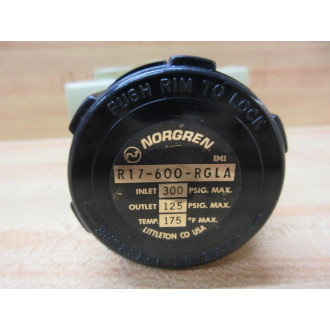 Norgren R17-600-RGLA Pneumatic Regulator R17600RGLA - Used