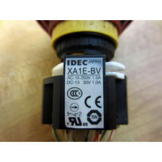 IDEC XA1E-BV4U01T-R Emergency Stop Unibody XA1E-BV - Used