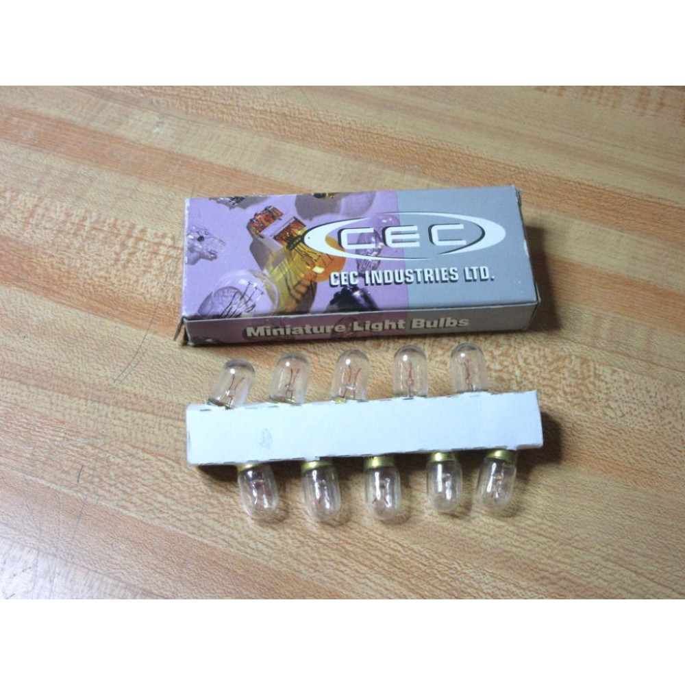 CEC 755 Miniature Lamp Light Bulb (Pack of 10)