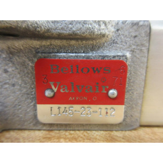 Valvair L145-23-112 Pneumatic Air Solenoid L14523112 - Used