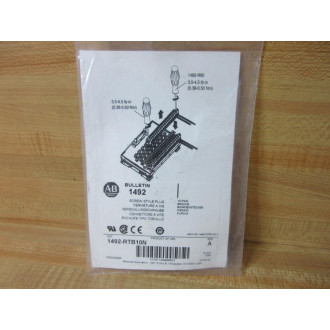 Allen Bradley 1492-RTB10N RTB Plug Assembly 1492RTB10N (Pack of 2)