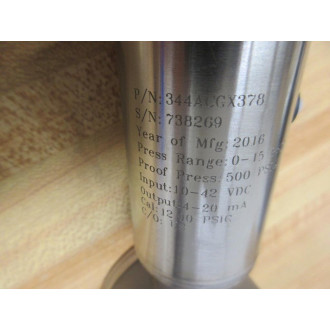 Viatran 344ACGX378 Pressure Transducer