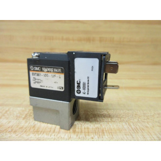 SMC EVT307-5DO-02F-Q Solenoid Valve EVT3075DO02FQ - Used
