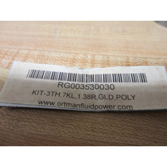 Ortman Fluid Power RG003530030 Rod Gland Kit Yellow Seals - New No Box