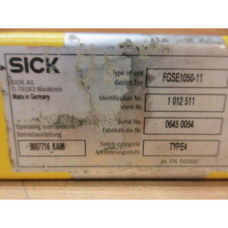 Sick FGSE1050-11 Light Curtain FGSE105011 - Used