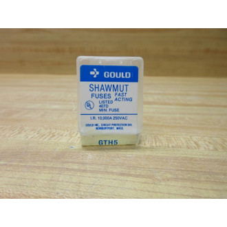 Gould Shawmut Ferraz Mersen GTH-5 Fuse GTH5 (Pack of 10)