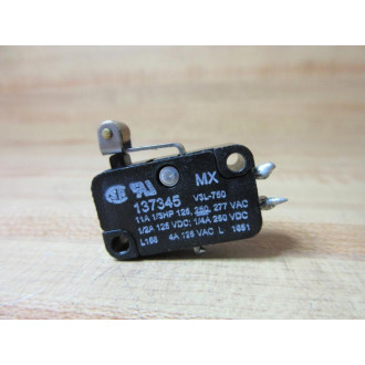 Micro Switch V3L-750 Honeywell Switch 137345 - Used