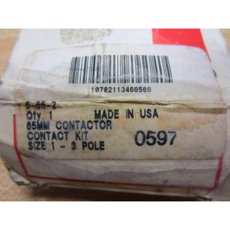 Eaton 6-65-2 65mm Contactor Contact Kit 6652