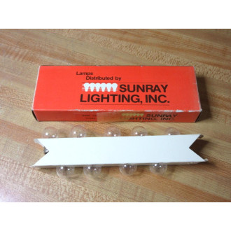 Sunray 906 Miniature Lamp Light Bulb 1224K (Pack of 9)