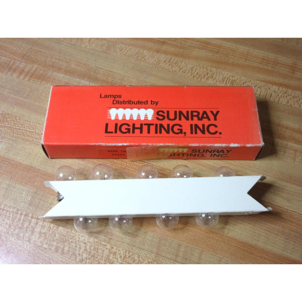Sunray 906 Miniature Lamp Light Bulb 1224K (Pack of 9)
