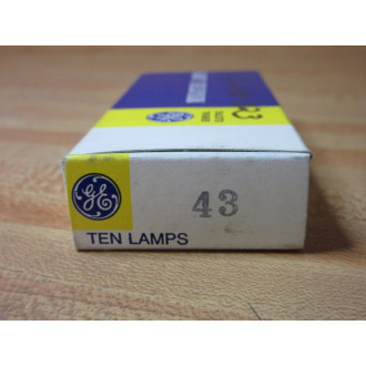 General Electric 43 GE Miniature Lamp Light Bulb (Pack of 10)