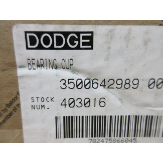 Dodge 403016 Peer Bearing Cup 42584