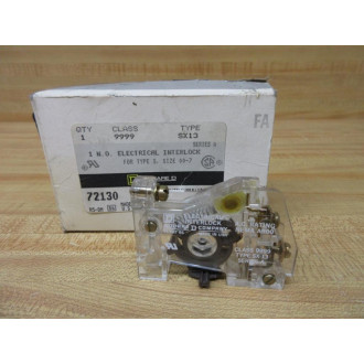 Square D 9999-SX13 Schneider Electrical Interlock 9999SX13
