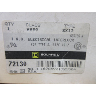 Square D 9999-SX13 Schneider Electrical Interlock 9999SX13