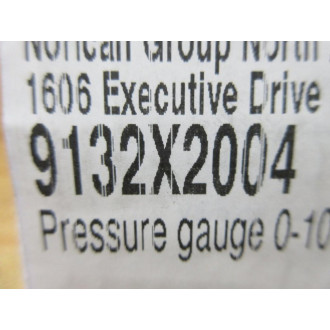 Norican Group North America 9132X2004 Disa Pressure Gauge F-021-E4