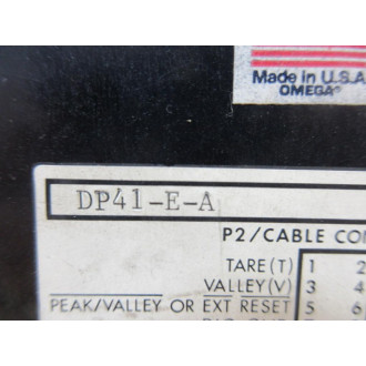 Omega DP41-E-A Voltage Indicator DP41EA - Used