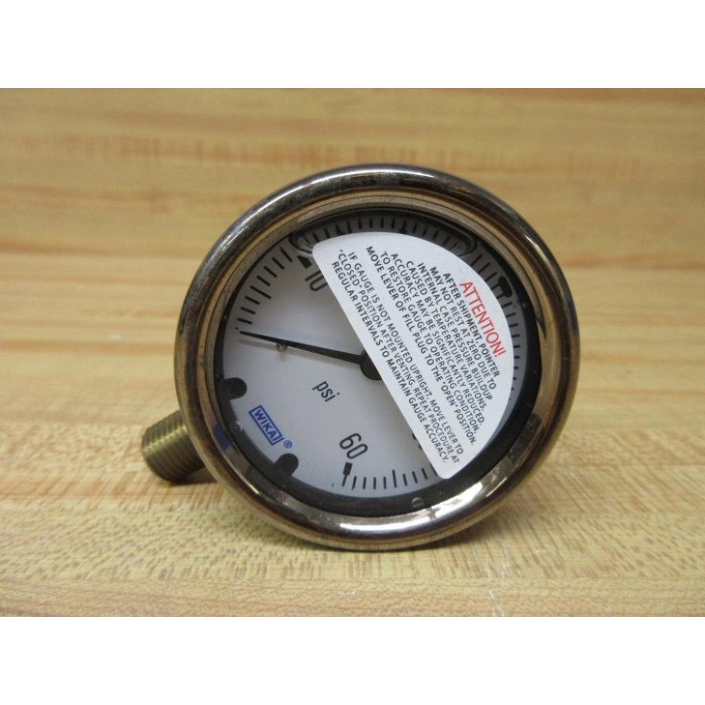 Wika 9310690 Fluid Filled Pressure Gauge - New No Box