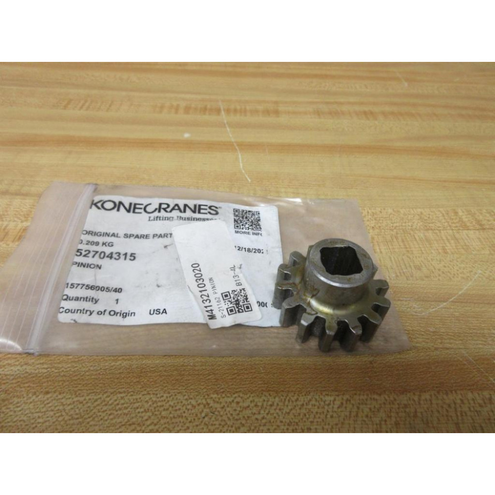Konecranes 52704315 Pinion Gear S-21162
