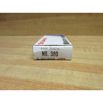 Sylvania 380 Miniature Lamp Light Bulb (Pack of 10)