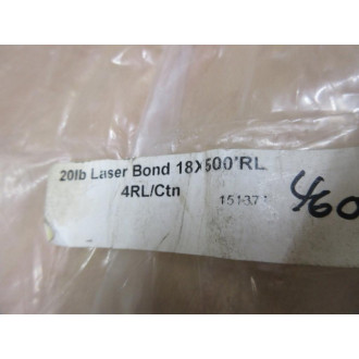 18X500RL 20 LB Laser Bond Paper - New No Box