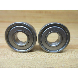Peer 6201Z-8 Ball Bearing 6201Z8 (Pack of 2) - New No Box