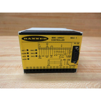 Banner MAC 1 RS-232 Mini Array Controller RS232 - Used