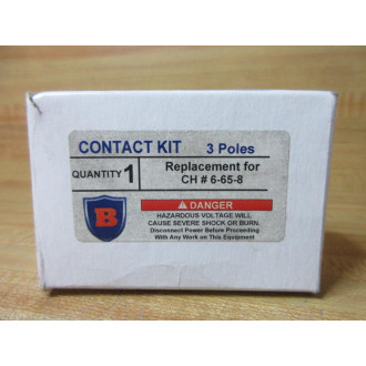 Cutler Hammer 6-65-8 Eaton Contact Kit 6658