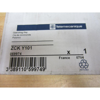 Telemecanique ZCK-Y101 Key ZCKY101 59974