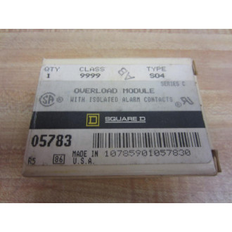 Square D 9999-SO4 Overload Module 9999-S04 Ser C