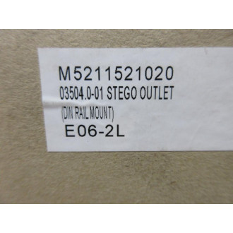 Stego 03504.0-01 Din Rail Mount Outlet 03504001