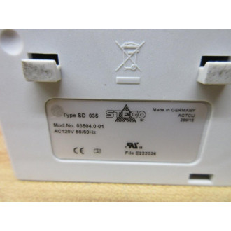 Stego 03504.0-01 Din Rail Mount Outlet 03504001