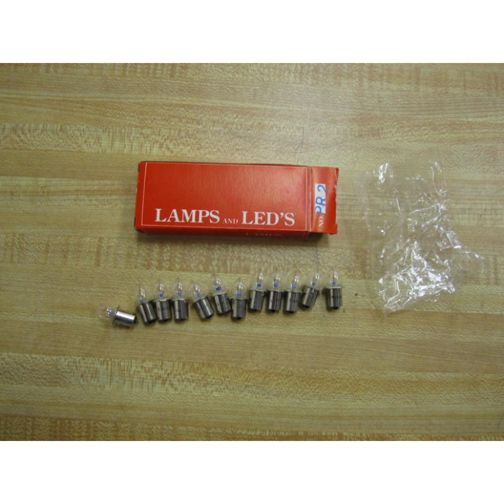 Chicago Miniature 130001 Lamp 2.4V 0.5A Pack Of 12 PR2