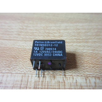 Potter & Brumfield T81N5D312-12V DC Relay T81N5D312-12 - New No Box