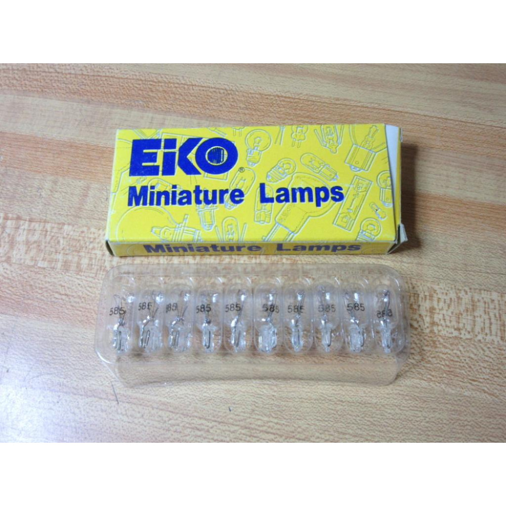 Eiko 585 Miniature Lamp Light Bulb (Pack of 10)
