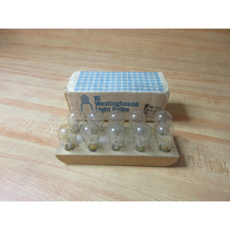 Westinghouse 155V-6W Miniature Lamp Light Bulb S6 (Pack of 10)