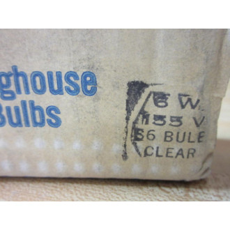 Westinghouse 155V-6W Miniature Lamp Light Bulb S6 (Pack of 10)