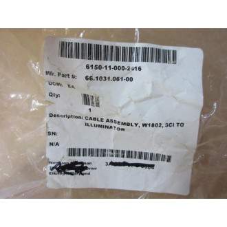 Siemens 66.1031.061-00 Cable Assembly 57219