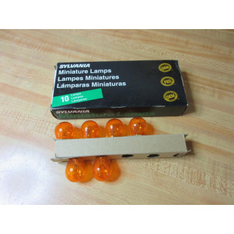 Sylvania 1157NA Amber Miniature Lamp Light Bulb (Pack of 6)