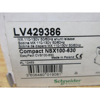 Schneider LV429386 Shunt Release