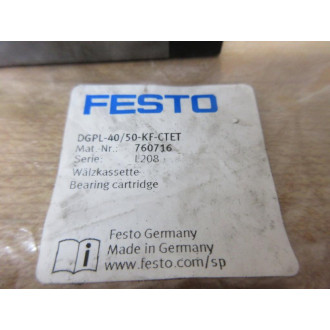 Festo DGPL-4050-KF-CTET Bearing Cartridge DGPL4050KFCTET