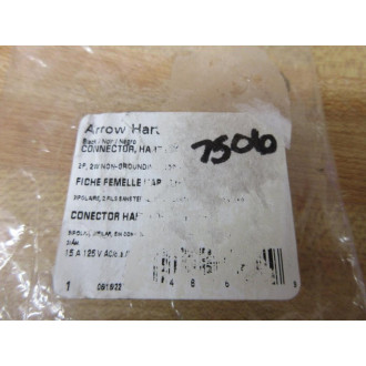 Arrow Hart 7506 Eaton Hart-Lock Plug 7506C
