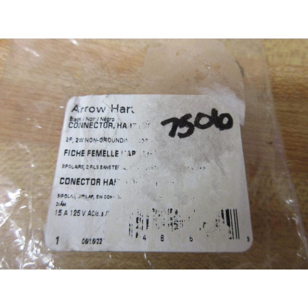 Arrow Hart 7506 Eaton Hart-Lock Plug 7506C