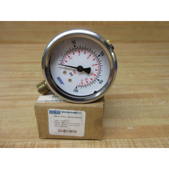 Wika 52907150 Liquid Filled Pressure Gauge 212.53 2.5" Dry-No Fluid