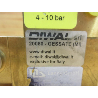 Diwal 20060-GESSATE Control Valve 20060GESSATE - New No Box
