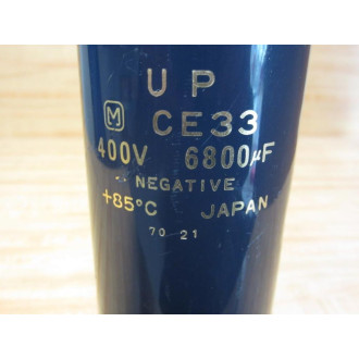 Matsushita UP CE33 Capacitor UPCE33 6800µF - Used