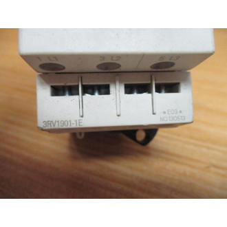 Siemens 3RV1011-1BA15 Circuit Breaker 1.4-2 AMP W 3RV1901-1E - Used