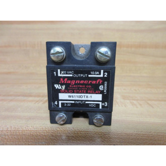 Magnecraft W6110DTX-1 Solid State Relay W6110DTX1 - Used