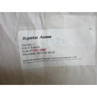 Kyoto 7471-EWB Heater Head T-00920